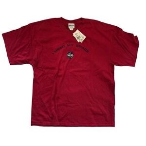 NWT Vintage  NASA Kennedy Space Center Red ‎ Tshirt Size XL